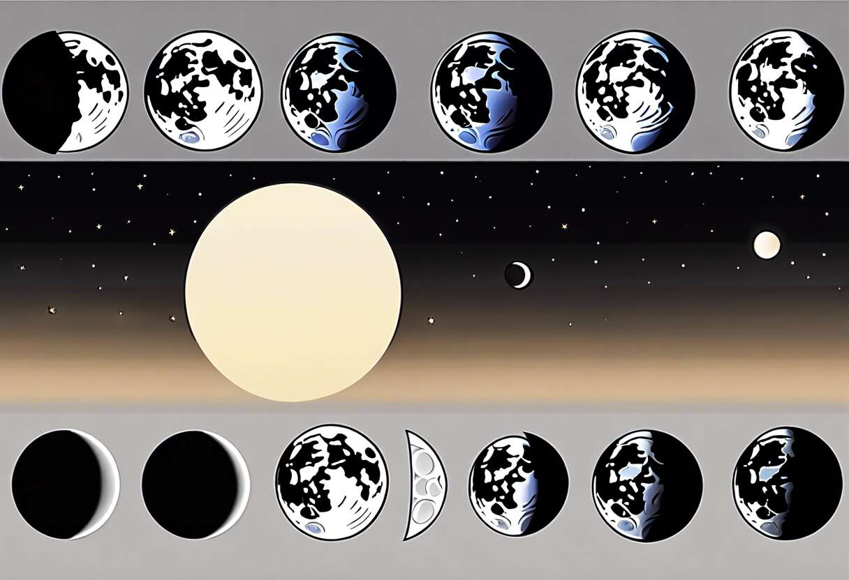 Les phases de la lune : comprendre le cycle lunaire